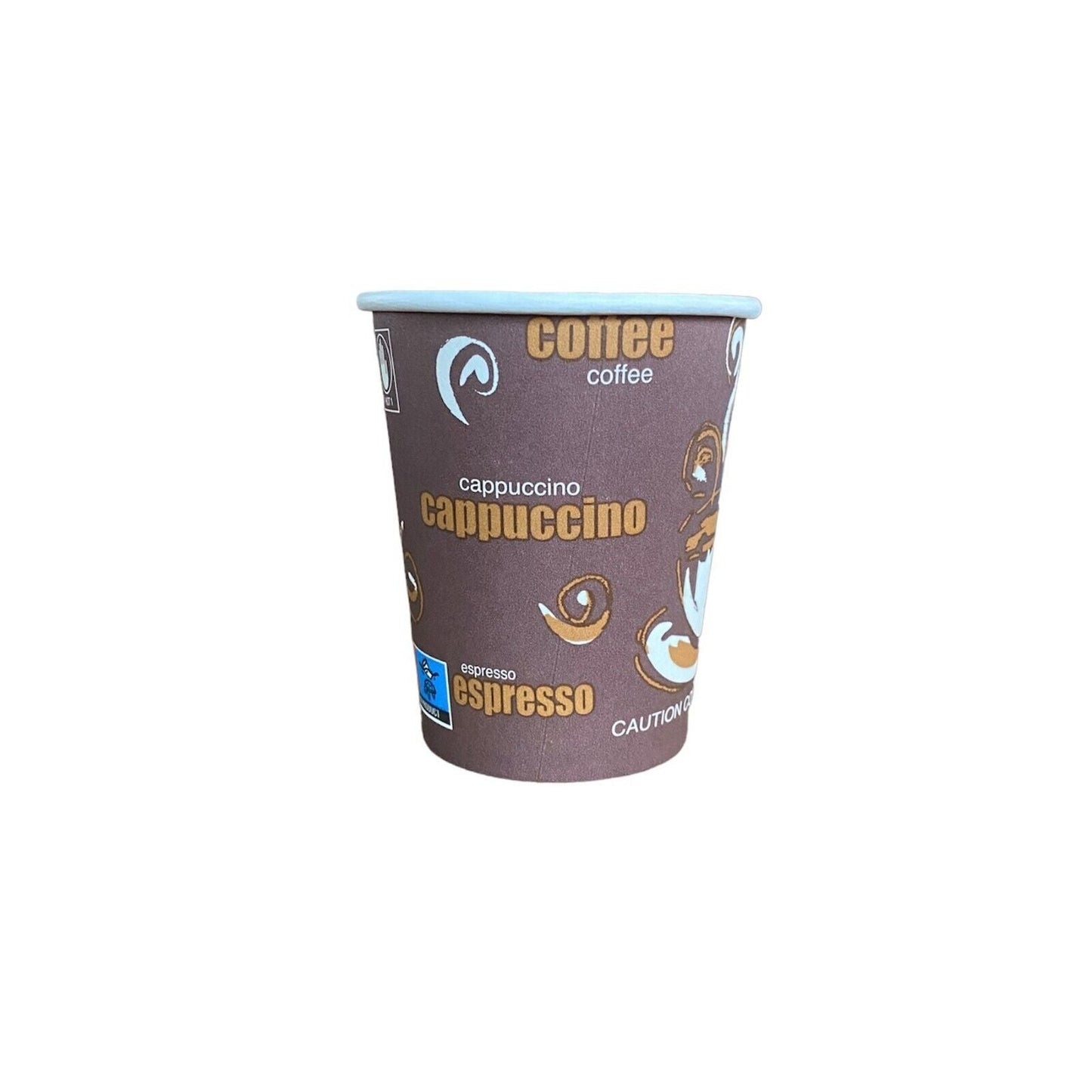 1000 x 0,2l 8 oz Hartpapier Pappbecher Coffee To Go Kaffeebecher